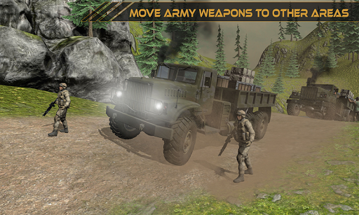 Dirt Road Army Cargo Truck Screen 2