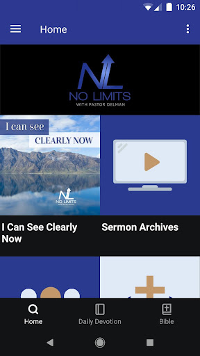 Android application No Limits with Pastor Delman screenshort