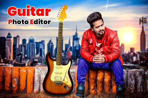 Android application Guitar Photo Editor screenshort