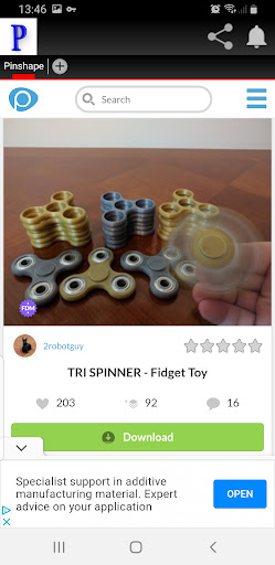 PinShape 3D Marketplace