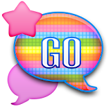 GO SMS - Pastel Rainbow Sky icon