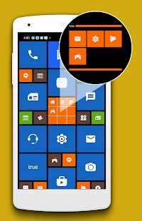 8.1 Metro Look Launcher Pro Tangkapan layar