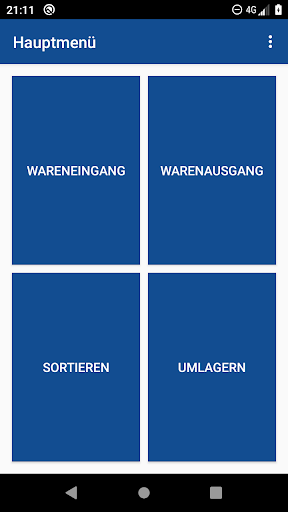 Android application ERP Lager screenshort
