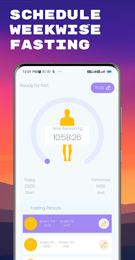 Screenshot of Intermittent Fasting Tracker