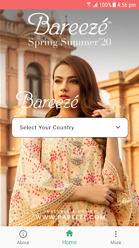 Bareeze Store Screen 2