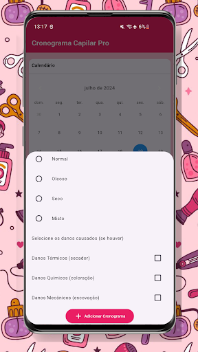 Capillary Pro Schedule Screenshot