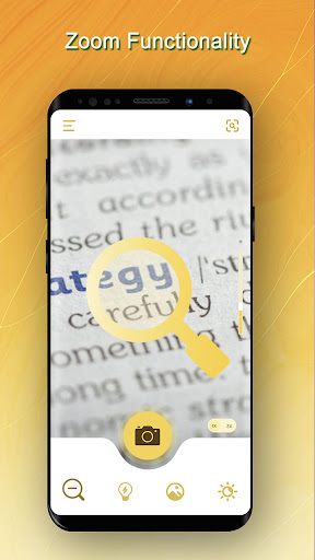 Android application Magnifier screenshort