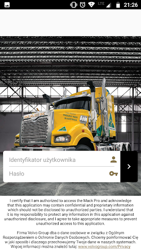 Android application Mack Australia Sales Pro screenshort