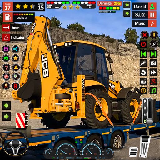 JCB Construction Driving Game logo