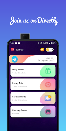 Android application UC Earner : earn real uc screenshort