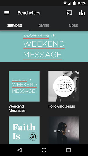 Android application Beachcities Community Church screenshort