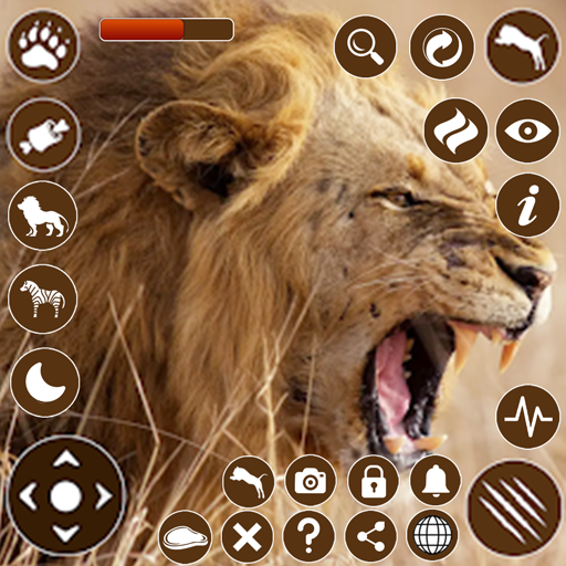 Lion Games 3D Animal Simulator  Icon