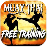 muay thai training free icon