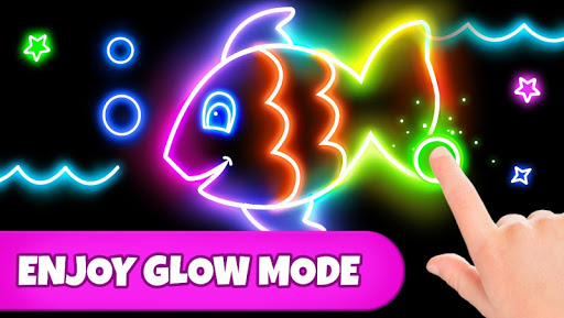 Coloring Games: Coloring Book, Painting, Glow Draw  screenshots 2