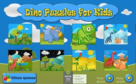 Dino Puzzle pour les enfants ‒ Applications sur Google Play