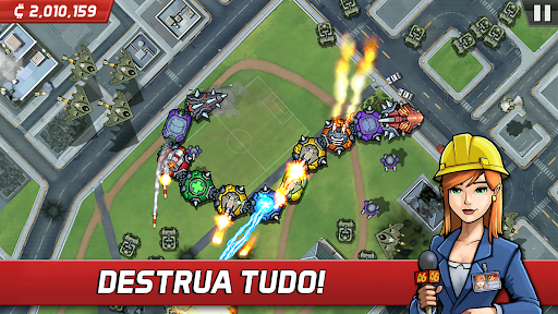 Visualização do aplicativo