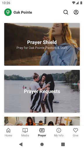 The Oak Pointe Church App Screen 3