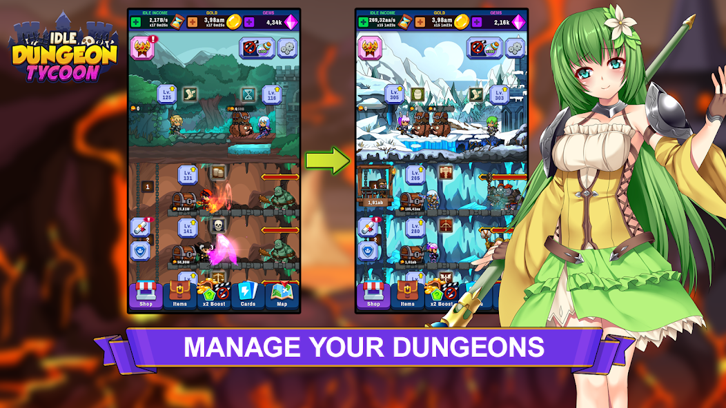 Idle Dungeon Tycoon banner