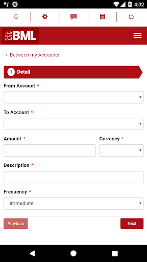BML App Screen 3