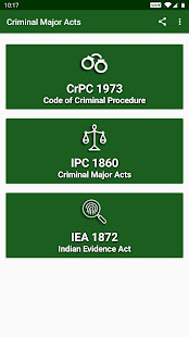 Criminal Major Acts (CrPC, IPC & IEA)