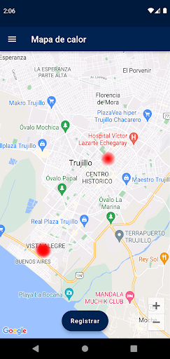 Android application Reciclat screenshort