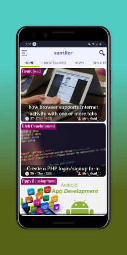 Xwritter - WordPress Blog App Screen 3