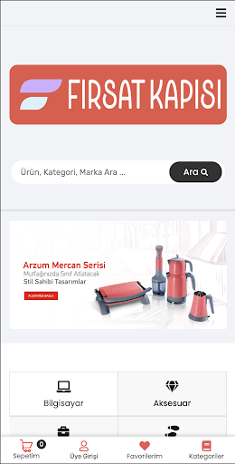 Android application Fırsat Kapısı screenshort