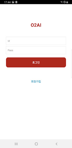 Android application O2AI screenshort