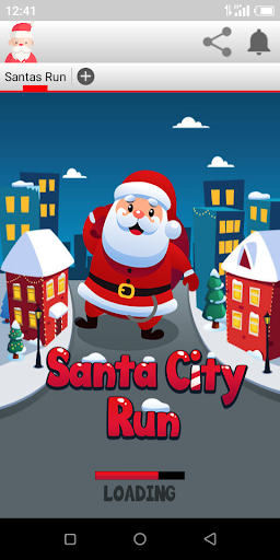Android application Santas Run screenshort