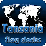 Tanzania flag clocks icon