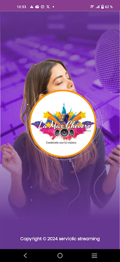 Android application La Más Chévere radio screenshort