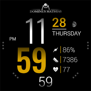 DM043 Digital Watch Face