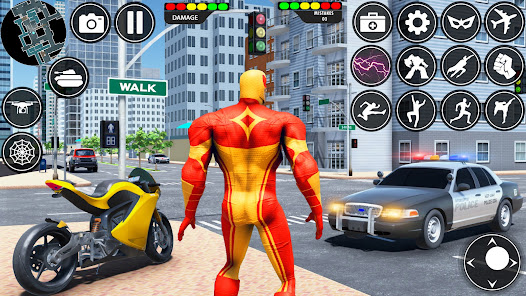 Captura 8 Rope Hero: Spider Hero Games android