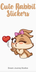 🐰 Best Cute & Funny Rabbit Sticker For Whatsaap 1.3 screenshots 1
