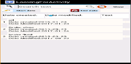 Advanced Info System - Android Screen 3
