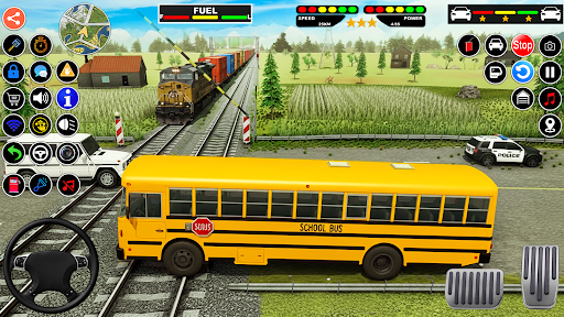 School Bus Coach Driving Games ekran görüntüsü