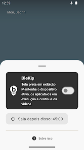BleKip - tela preta