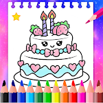 Cover Image of ดาวน์โหลด Coloring Birthday Cake  APK