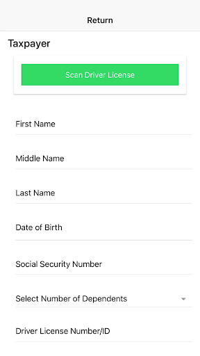 GTAX MOBILE Screen 2