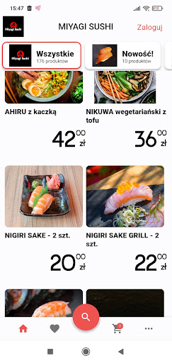 Miyagi Sushi Screen 2