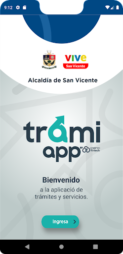 Android application Trami App San Vicente screenshort