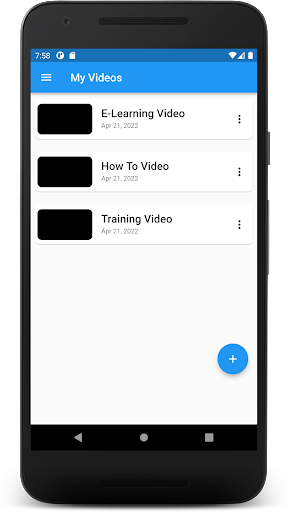 Android application Reelify screenshort