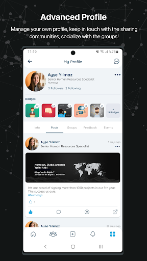 Android application Numesys Social screenshort