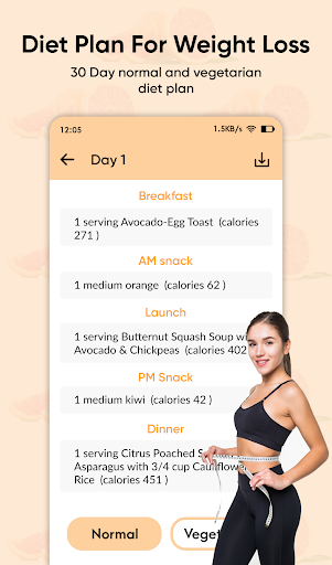 Diet Plan for Weight Loss Screen 2