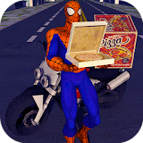 Amazing Spider Hero: Web Shadows Pizza Delivery icon