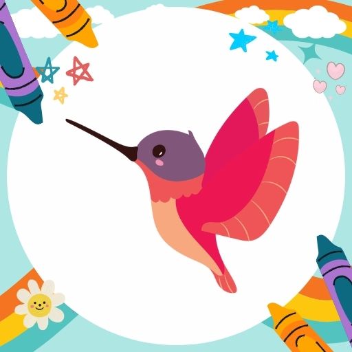 Coloring Book Hummingbird App