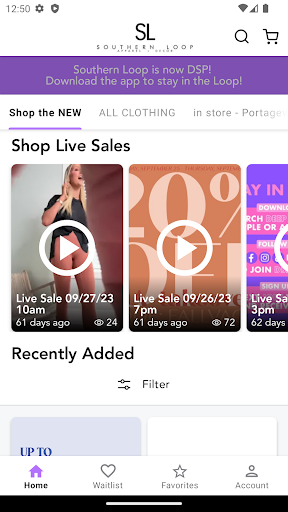 Android application Southern Loop screenshort