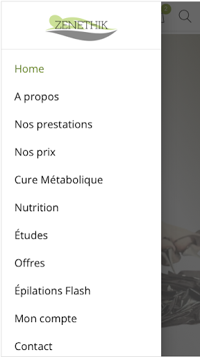Zenethik beauté Screen 2