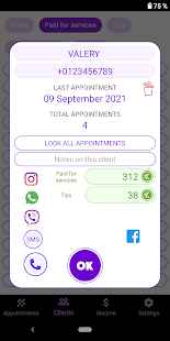 Check In Beauty - client appointments schedule 35.0 APK screenshots 6