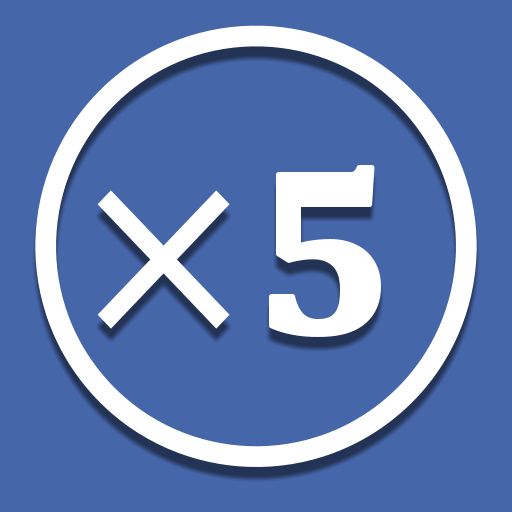 Multiply by 5 logo